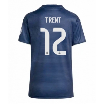 Billige Fotballdrakt Real Madrid Alexander-Arnold #12 Replika Bortedrakt Dame 2025-26 Kortermet
